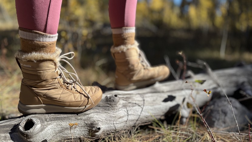 columbia minx shorty iv for women - the boot holds warmth effectively when you&#039;re on the move, but can...