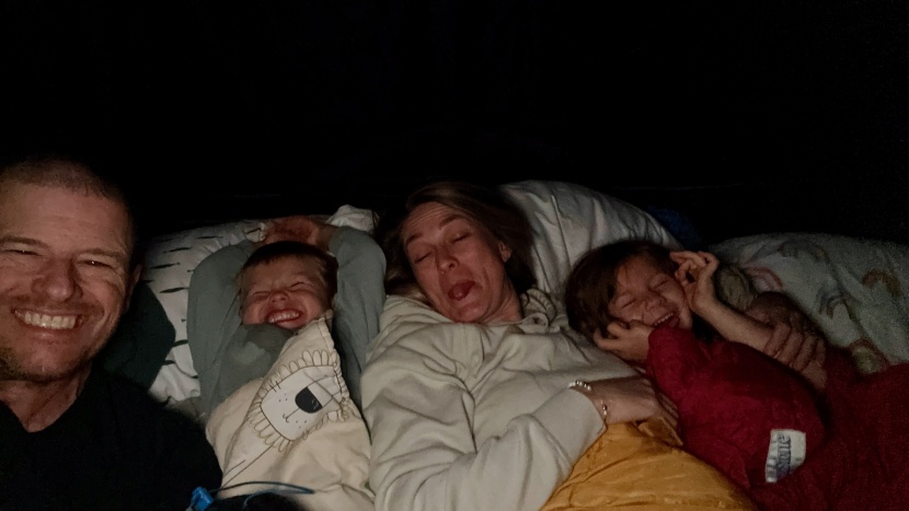 testing camping tents is all work and no fun at all ;)