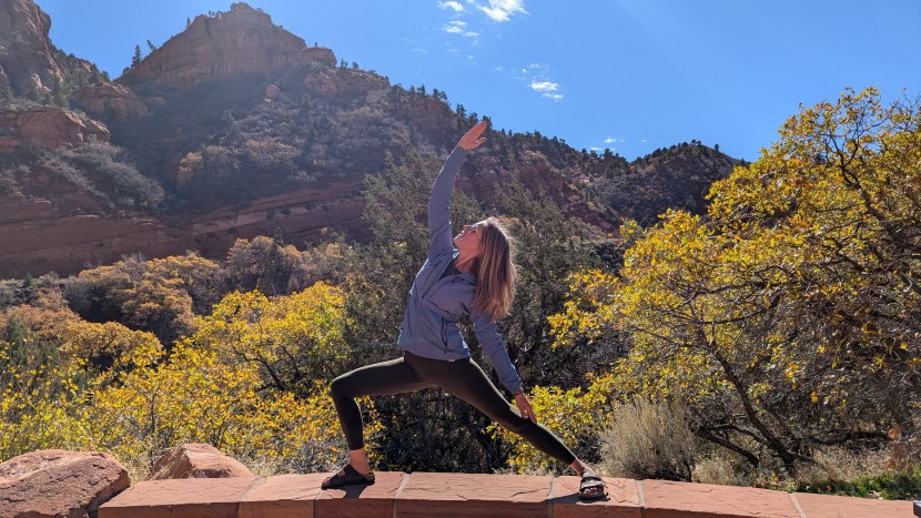 cotopaxi yermo hooded for women - this jacket slides easily into a trailhead pre-hike stretch.