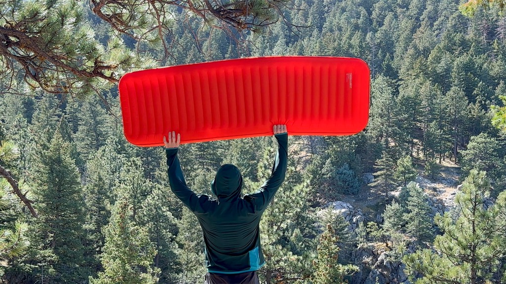 therm-a-rest neoloft - we found the tomato-red color striking, and who knows? could help...