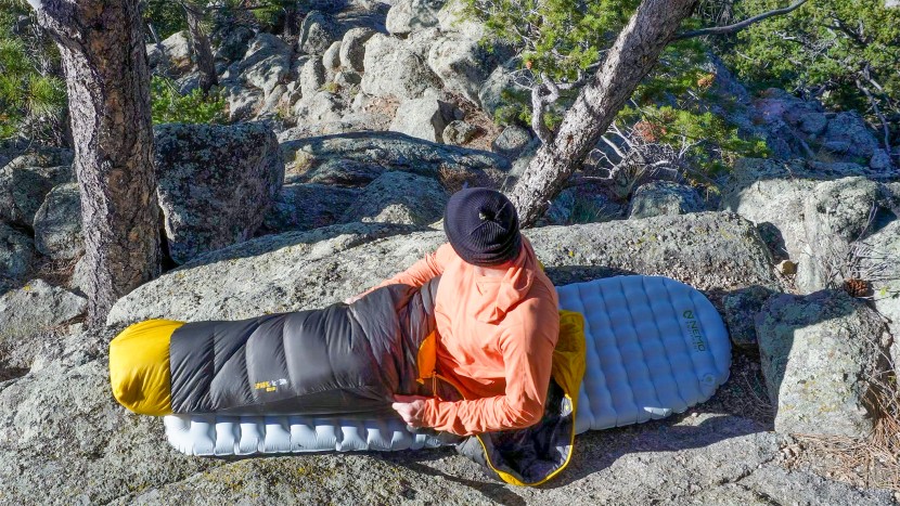 the sea to summit spark 30 is the bag we often choose when packed...