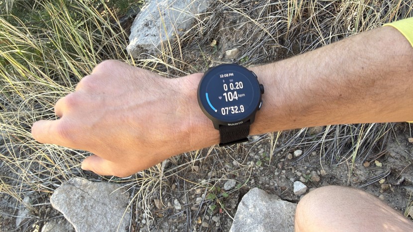 suunto run - the amoled design makes the run easy to see in different lighting...
