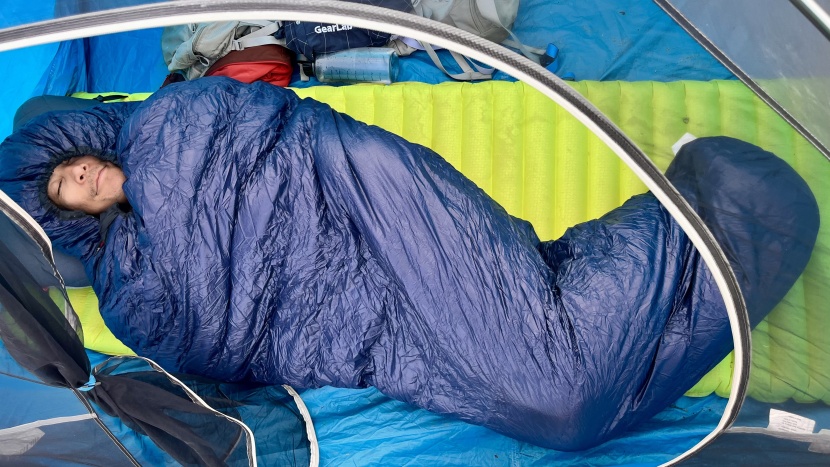 western mountaineering megalite - we were warm and cozy from head to toe throughout the night, despite...