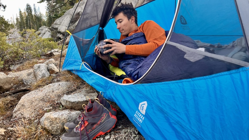 on cold mornings, we didn't want to get out of the warm megalite to...