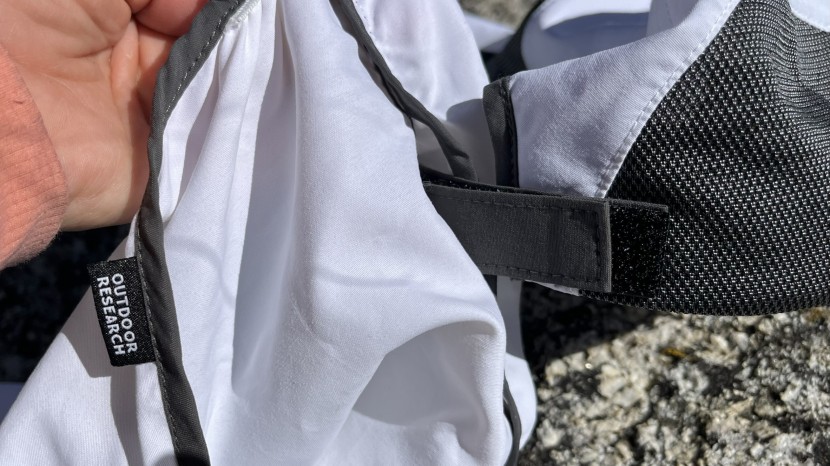 outdoor research sun runner cap - the velcro strap is great for sizing, but a pain for long or thick...