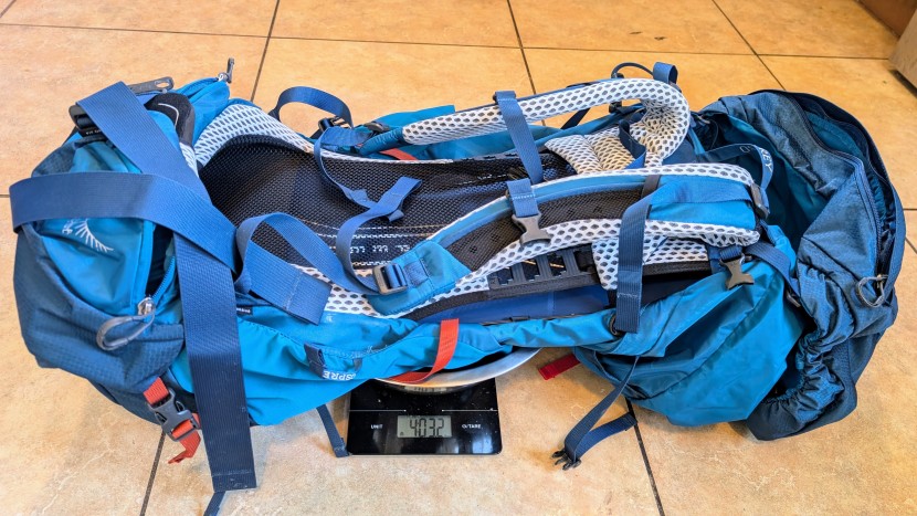 osprey atmos ag lt 65 - the atmos ag lt weighs four pounds, three ounces according to our...