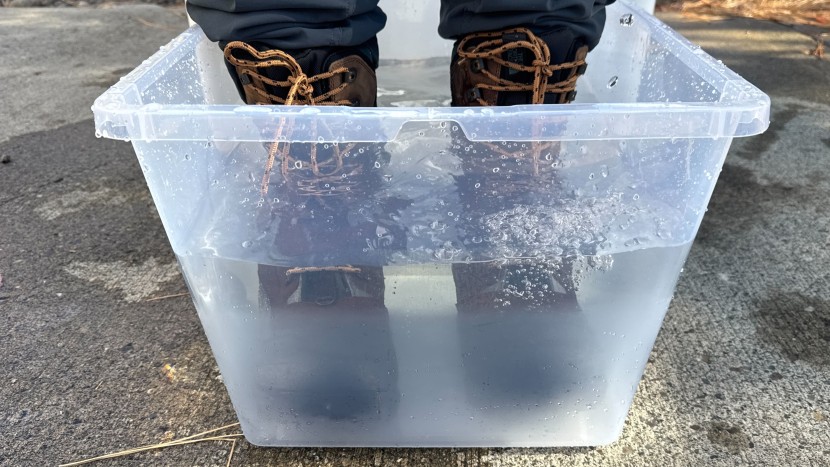 because waterproofing is so important to keeping your feet warm in...