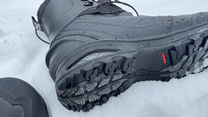 salomon toundra pro cswp - the varying lug pattern provided good bite over a wide variety of...