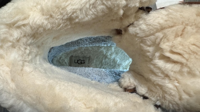 ugg butte - stepping into the plush wool-blended interior of the ugg butte...