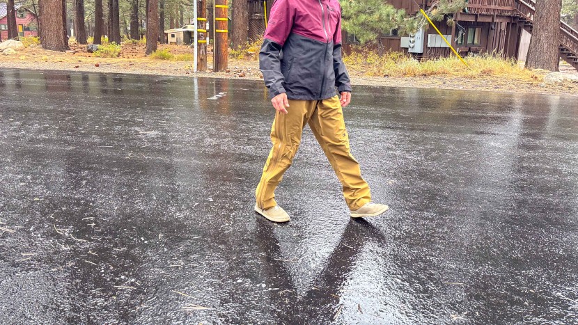 rain pants - the breathability of the outdoor research foray 3l was good enough...