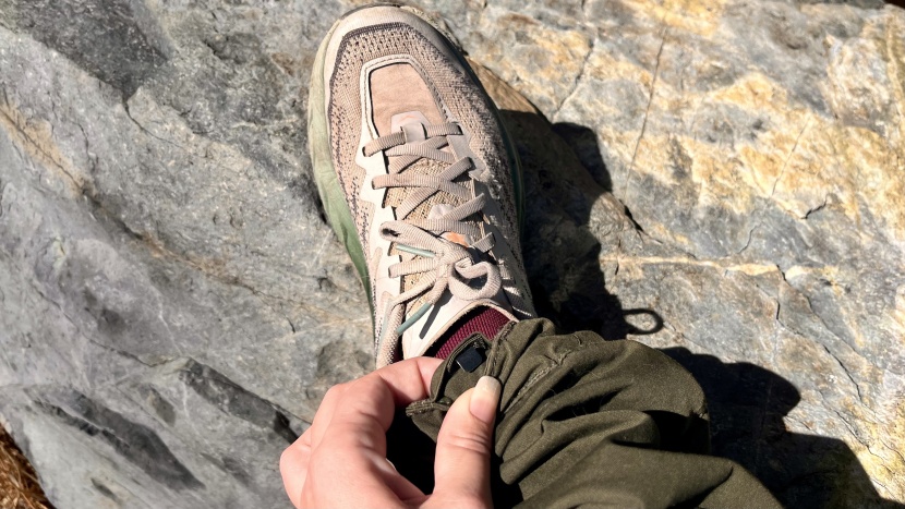 hiking pants women - the metal clip on the keb trousers helps to strap the hem to your...