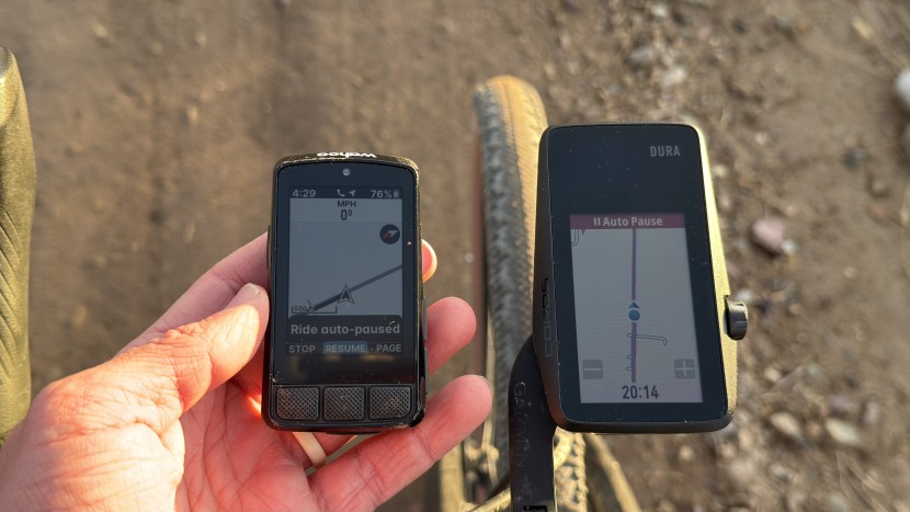 coros dura solar - the dura (right) has a much larger footprint than other units with...