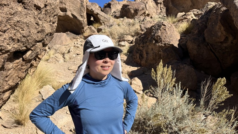 outdoor research sun runner cap - flipping the cape makes this hat feel more comfortable, improving...