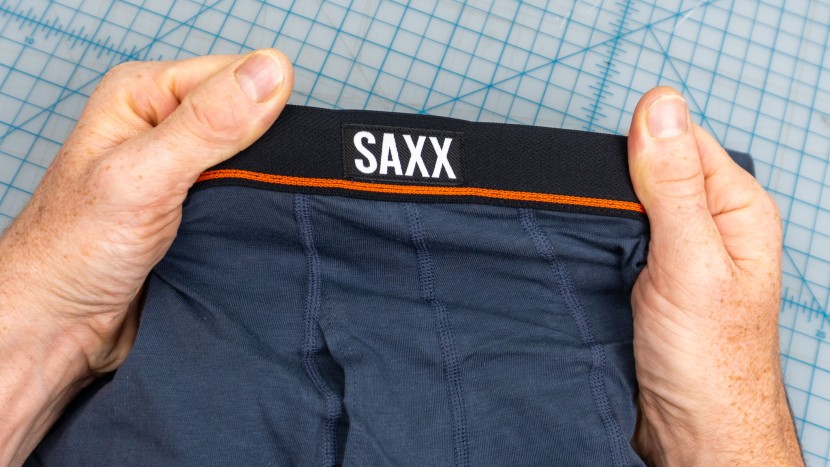 boxer briefs - the saxx logo on the waistband won&#039;t stretch out when the rest of...