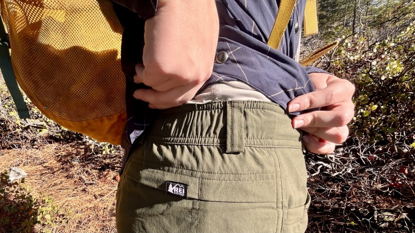 rei co-op sahara convertible for women - we appreciated the partially stretchy waistband.