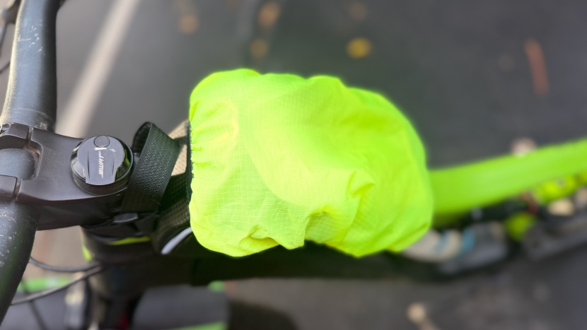 bike phone mount - the rockbros protects with both the bag and the plastic film, as...
