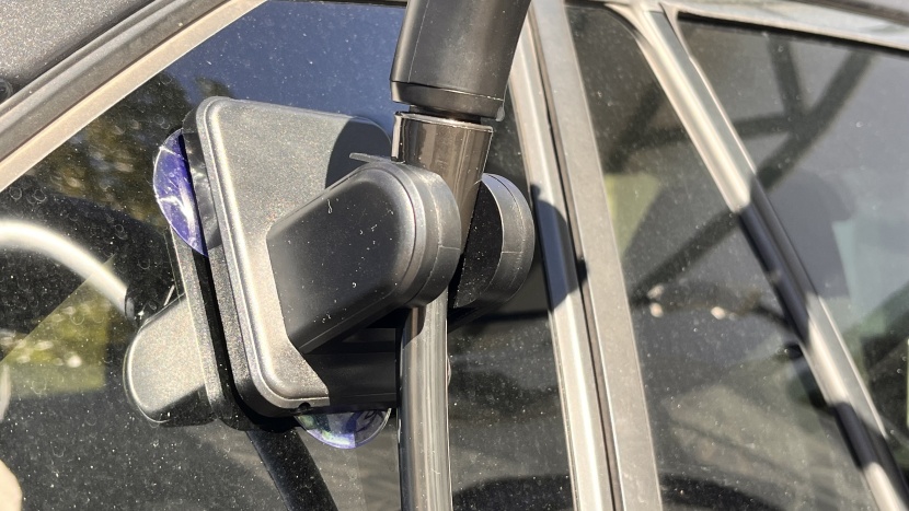 camping shower - the spopal comes with both hooks and suction cups, so it can be...