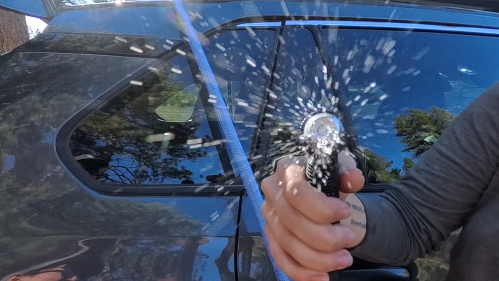 yakima roadshower - the roadshower is the perfect camping tool for cleaning off gear...