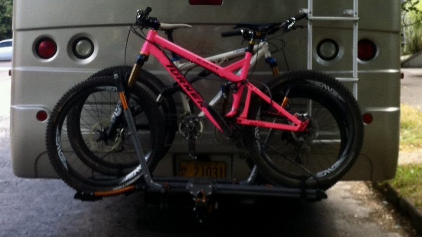 kuat nv 2.0 - with slightly diminished capacity, you can use the nv 2.0 on an rv.