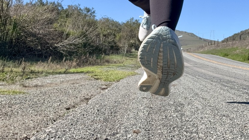 saucony ride 18 for women - the ride's outsole is grippy and durable on most paved surfaces.