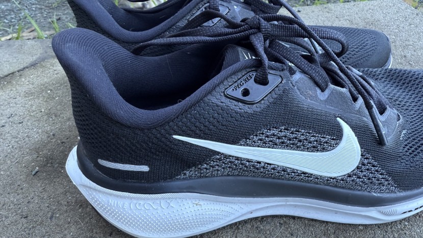 nike pegasus 41 for women - the rearfoot cushion feels much more robust than the forefoot...