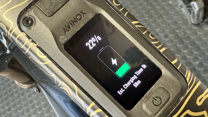 amflow pl carbon pro - remaining time until full is a nice feature, and quick charging...