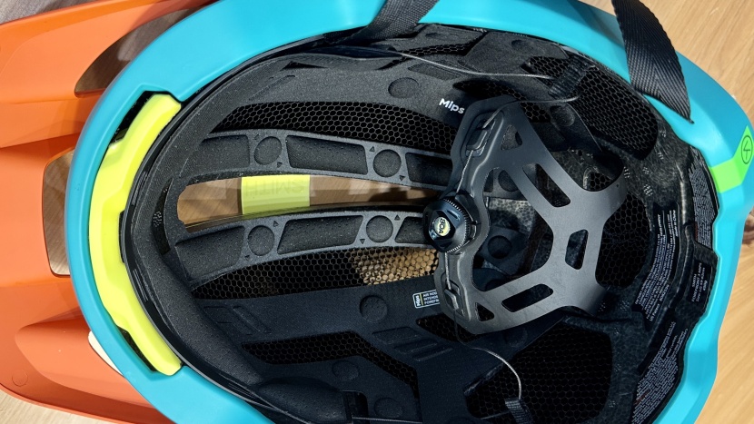 smith forefront 3 - the koroyd construction accounts for most of the helmet's body, and...