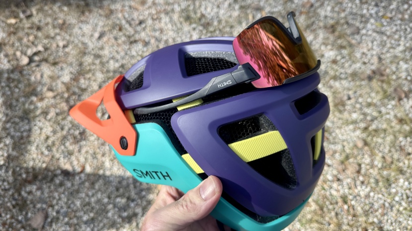 smith forefront 3 - sunglasses can also be stashed on the rear of the forefront.