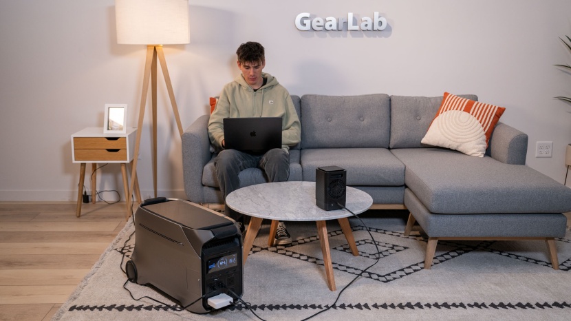 ecoflow delta pro 3 - during power outages, we could plug in our lights, keep our computer...