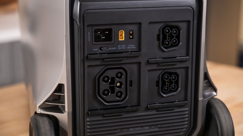 ecoflow delta pro 3 - the different outlet and connection options on the delta pro 3 add...