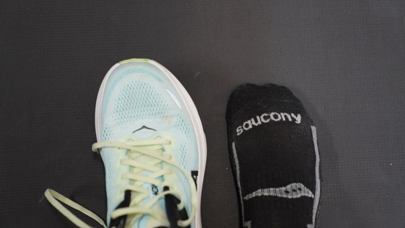 hoka bondi 9 - the early toe-box taper on the bondi caused some discomfort.