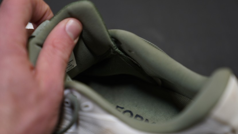 the ride 18 has a comfortable design with a padded heel and ankle cup.