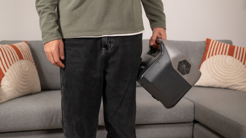 ecoflow river 2 pro - weighing only 18.4 lbs but supplying 800 continuous watts of power...