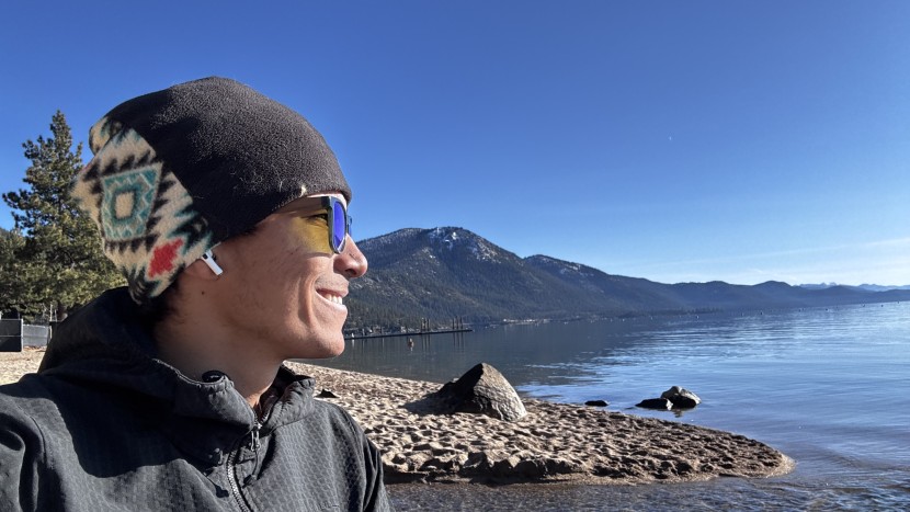 side profile of the camp trail.