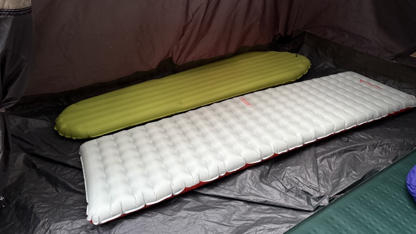 nemo tensor all-season - when you compare the nemo's rectangular shape (right side of frame)...