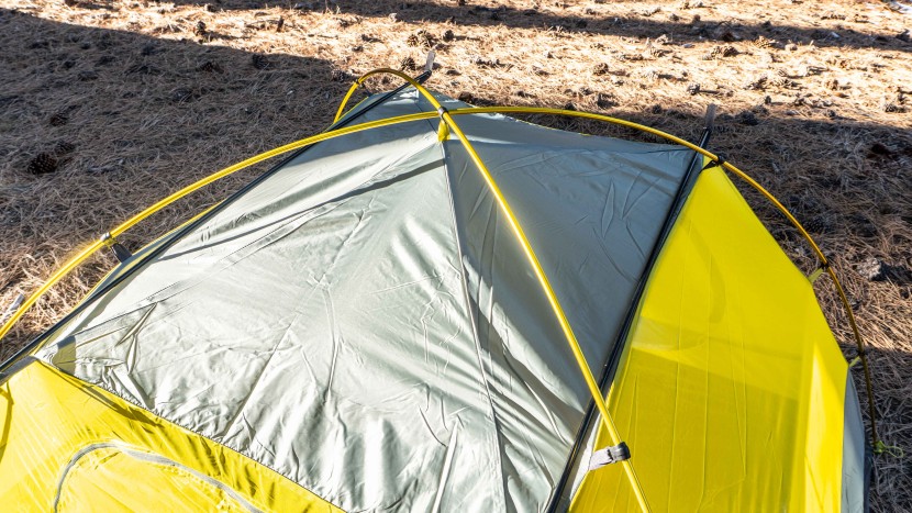 in addition to the vestibule design, this tent was easy to pop up...