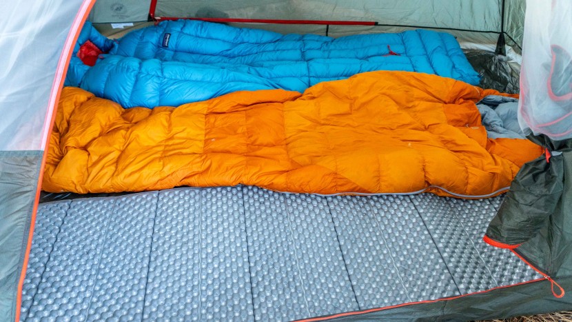 big agnes copper spur ul3 - sleeping head to toe is crucial if fitting three people inside the...