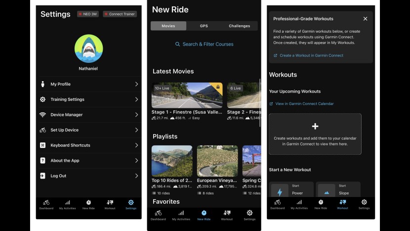 bike trainer - apps, like garmin's tacx training app, are an essential part of the...