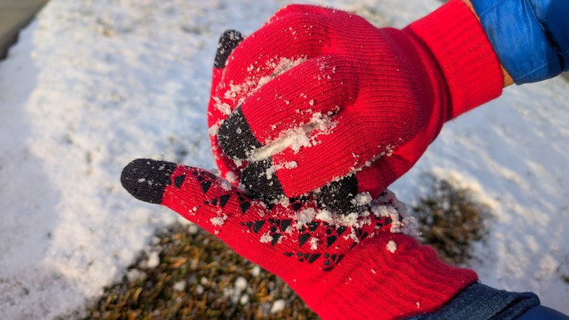 testing our achious against the cold.