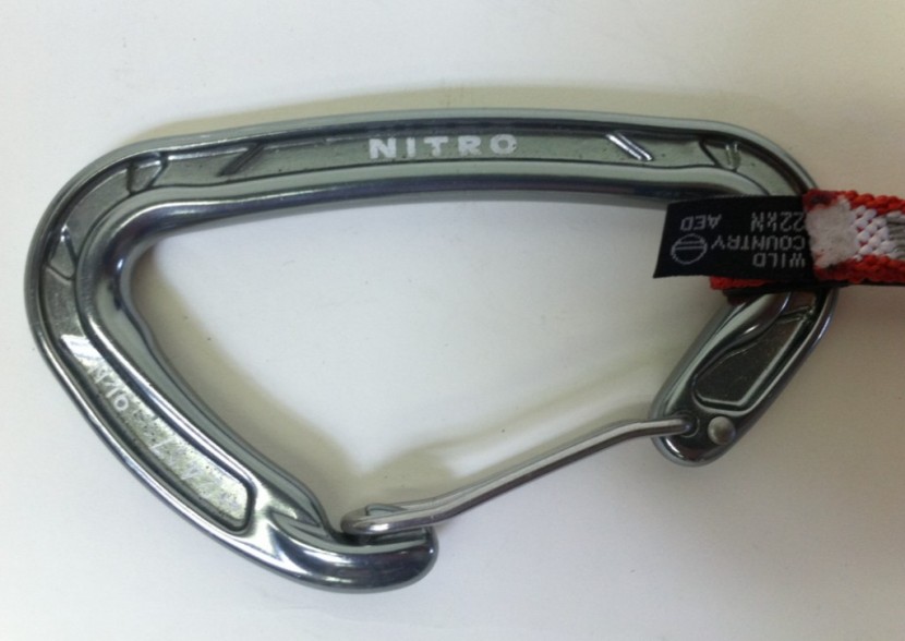 wild country nitro quickdraw - wild country nitro carabiner