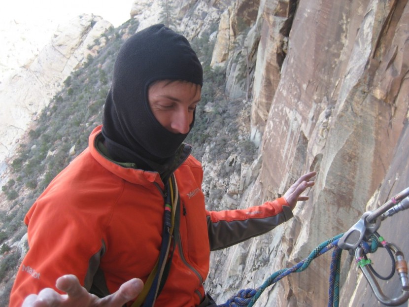marmot leadville - zeb engberg climbing drifting (5.11c), red rocks, nv in the marmot...