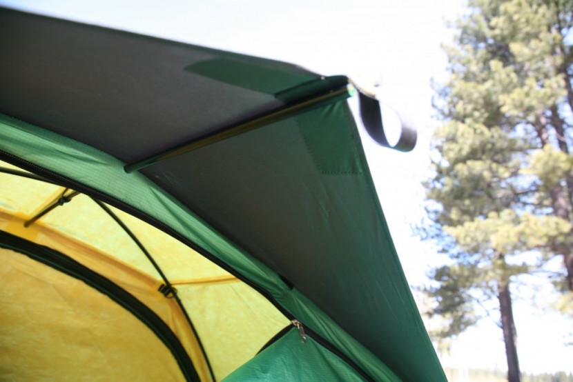 black diamond ahwahnee - this awning allowed us to keep the doors cracked during rain storms...
