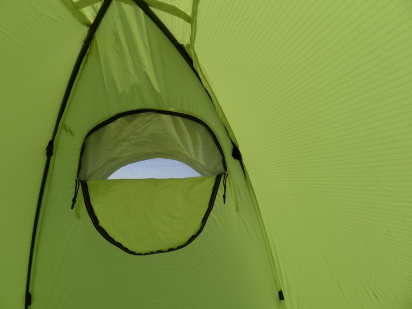 black diamond firstlight - the firstlight has a vent on the back of the tent. this helps to...