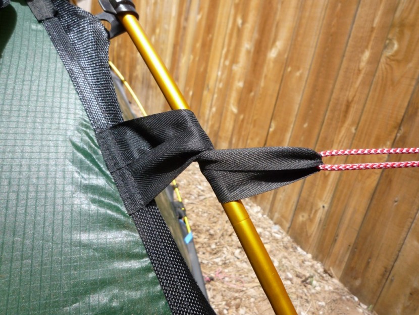 hilleberg jannu - yet another brilliant feature. the jannu&#039;s guylines have a webbing...
