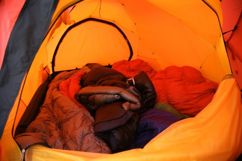 hilleberg tarra - this tent can fit three people relatively comfortably.