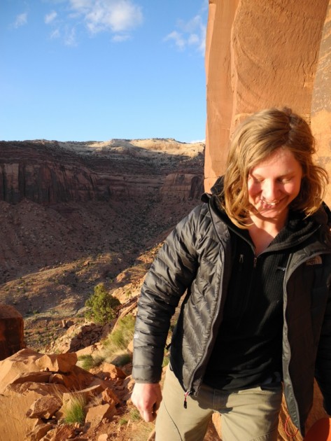 north face catalyst jacket for women - the catalyst jacket keeping mckenzie long warm on a chilly spring...