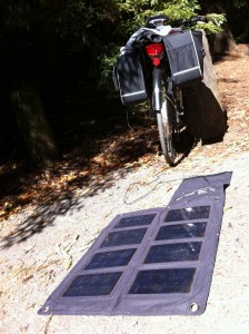 goal zero sherpa 120 explorer kit charges a pedal-assist electric...