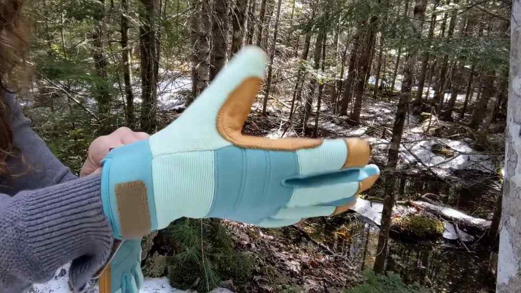 DIGZ Men's Garden Gloves, Durable Fabric Gardening Gloves with Adjustable  Wrist Strap